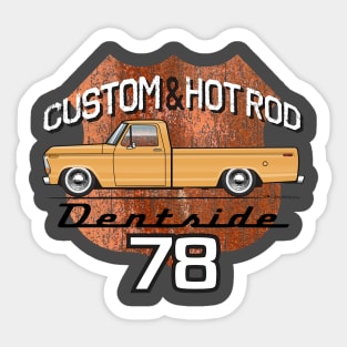 78 tan Sticker